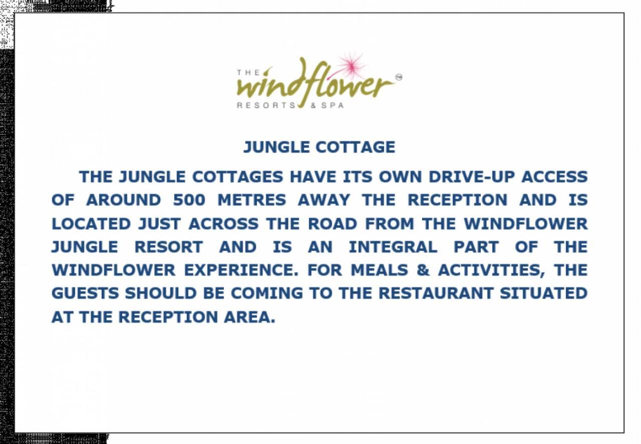 The Windflower Jungle Resort & Spa, Bandipūr Exteriör bild